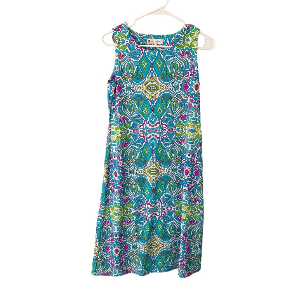 Jude Connally Beth Shift Sleeveless Dress Size Small
